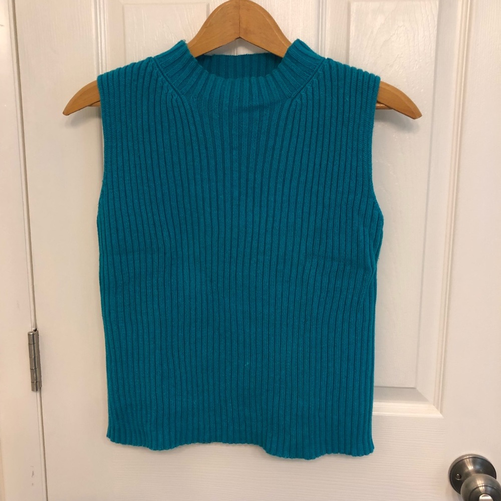 VTG Sleeveless Tank Top Sweater Size M